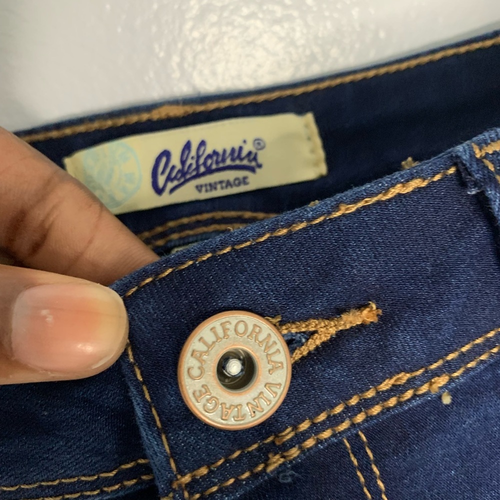 Stretch Skinny Jeans - Dark Wash